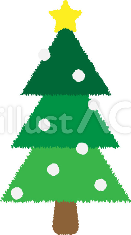 クリスマスツリー03　三角ツリー